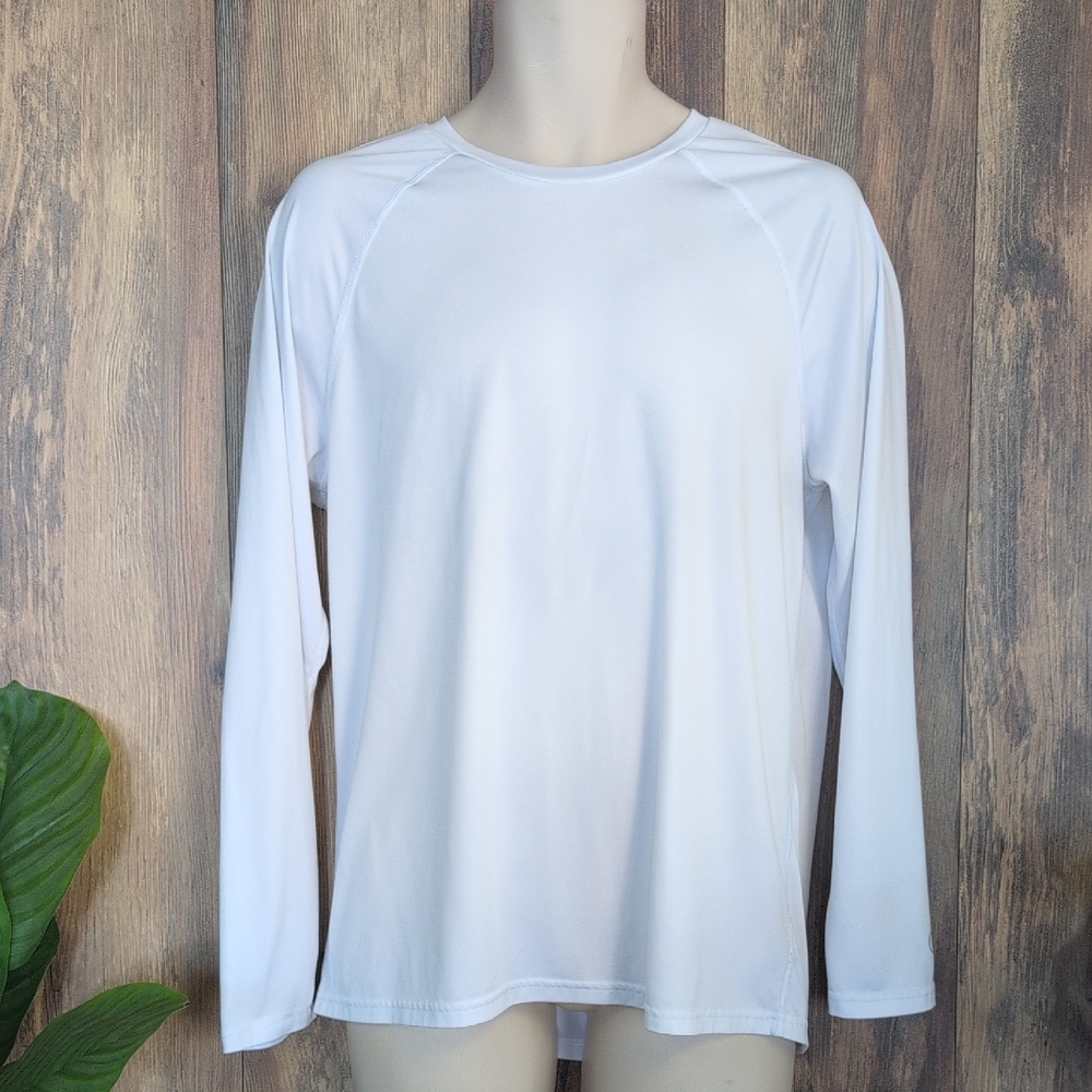 C9 by Champion Classic White Long Sleeve Shirt M                  P319